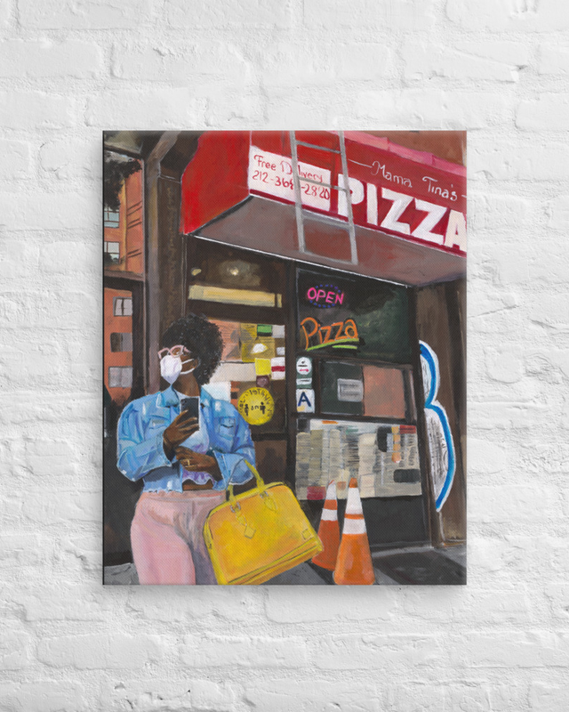 A Rose In Harlem - Canvas image 1