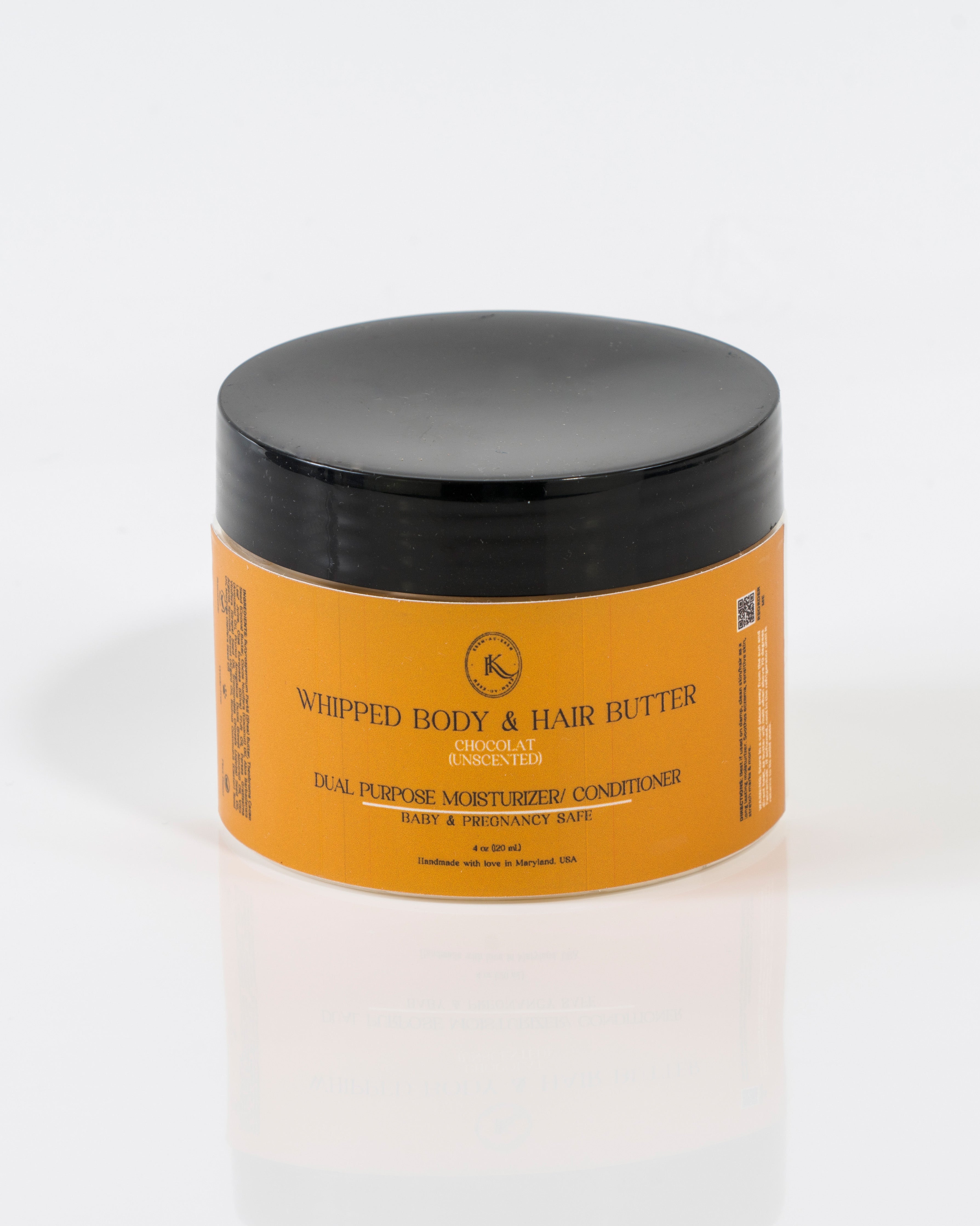Handmade whipped body and hair butter