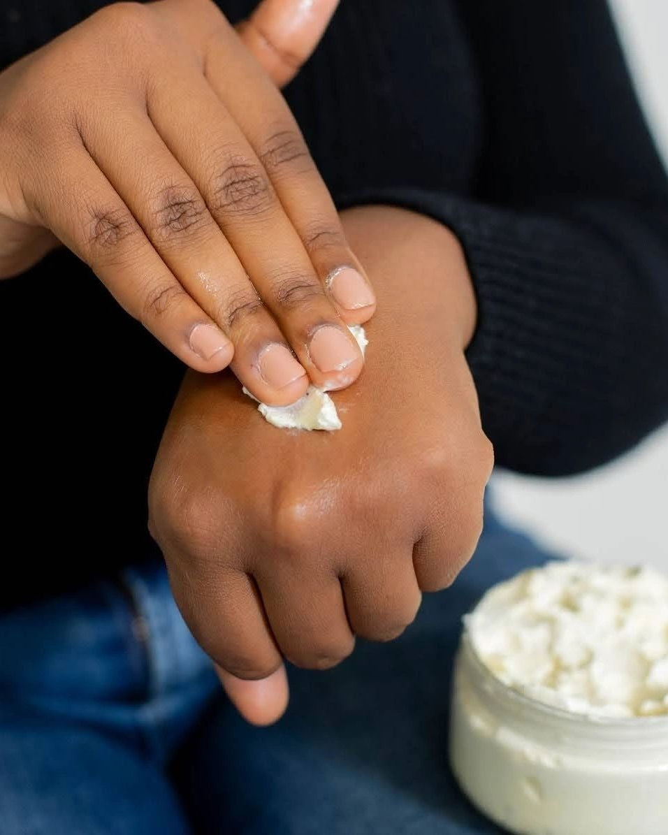 vegan whipped body and hair butter