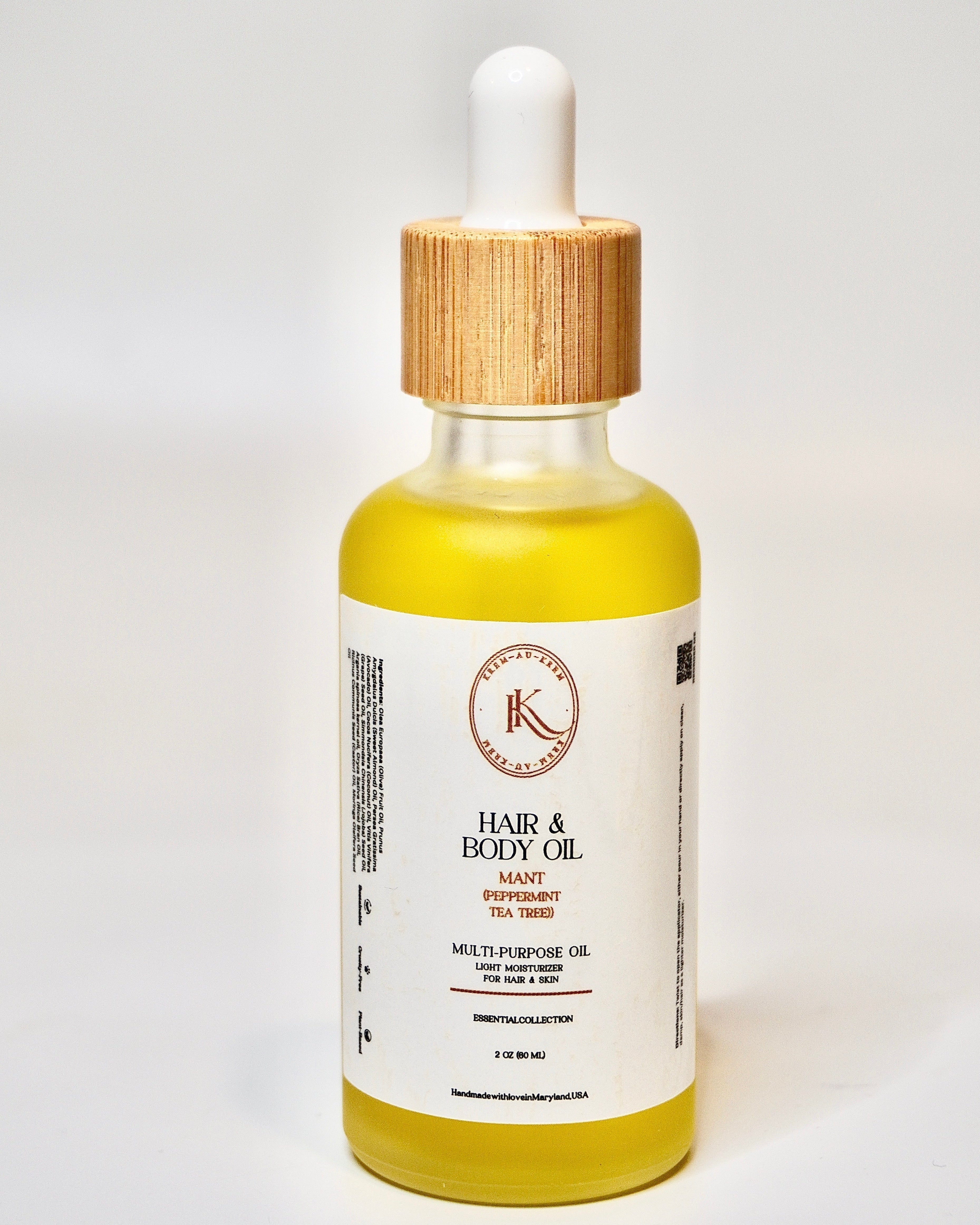 hair body oil - 2 oz