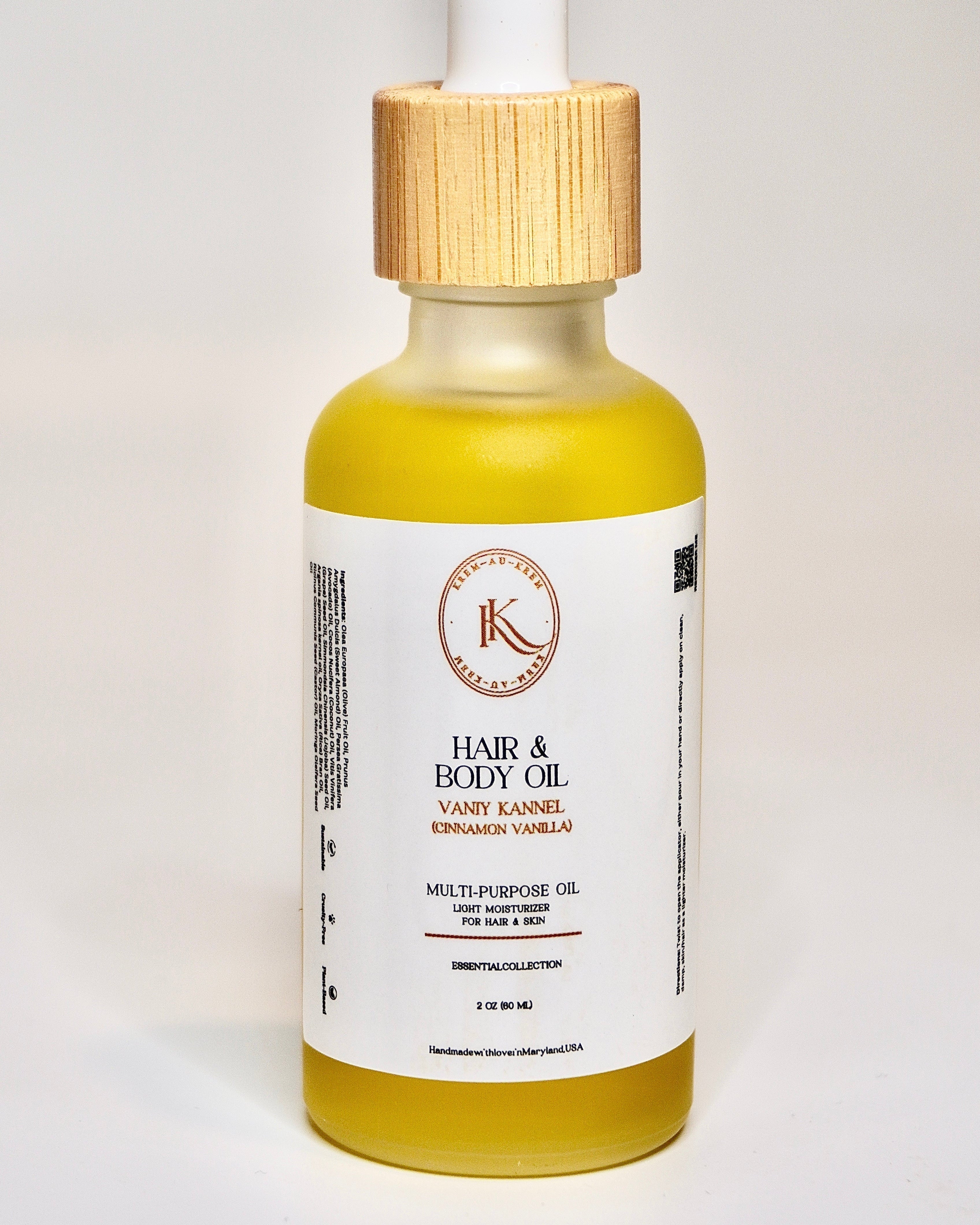 hair body oil - 2 oz