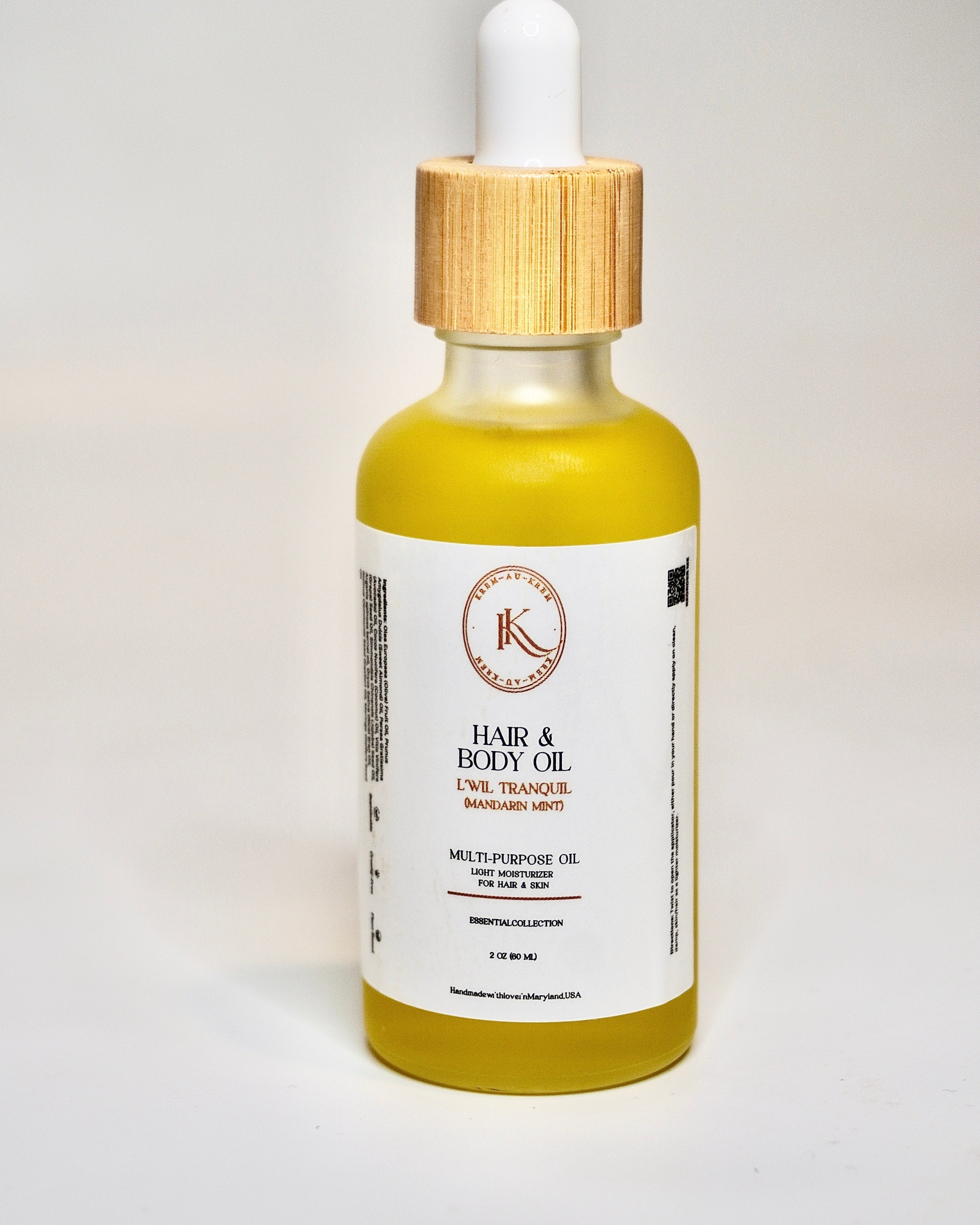 hair body oil - 2 oz