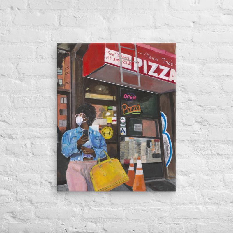 A Rose In Harlem - Canvas image 0