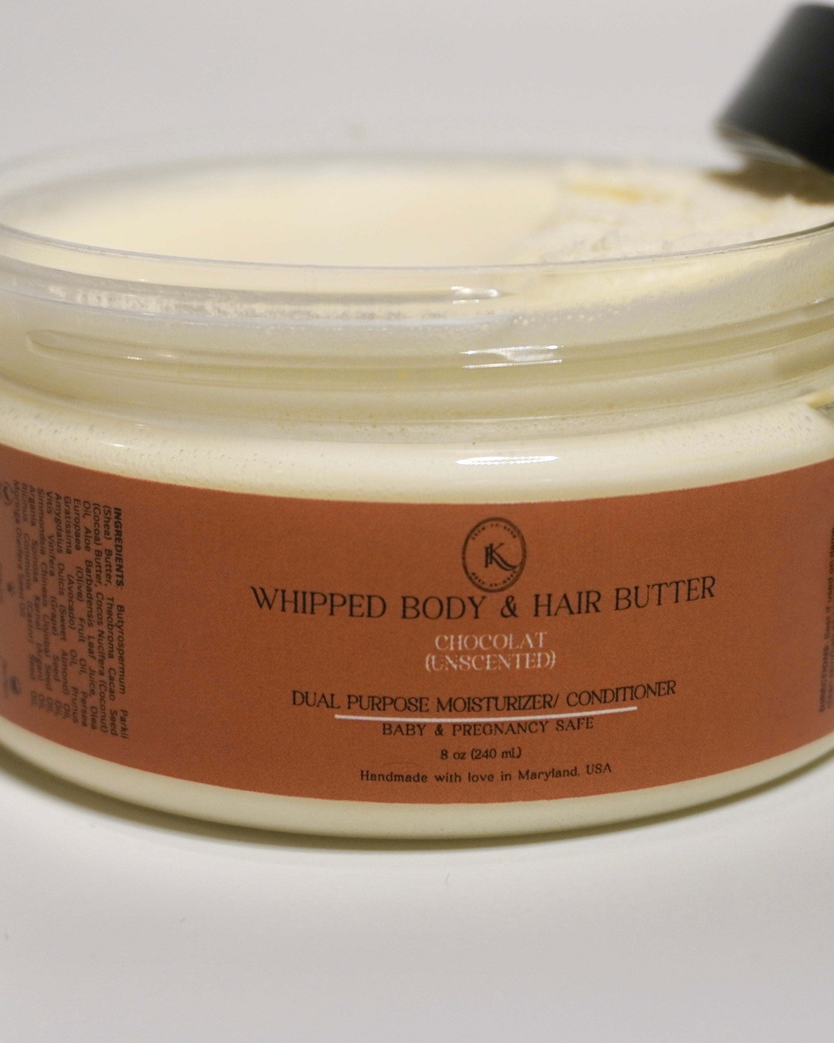 vegan whipped body and hair butter