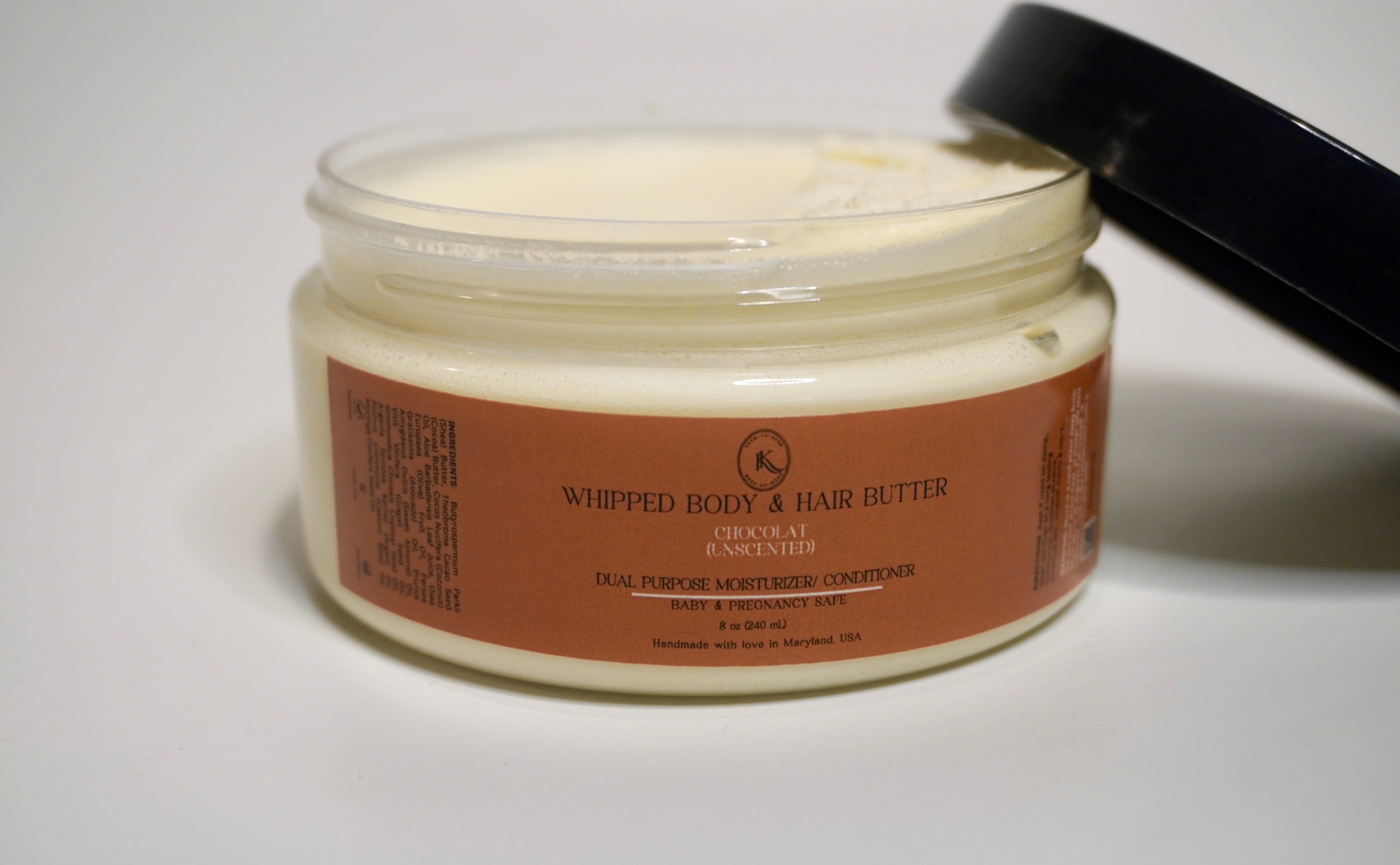 vegan whipped body and hair butter