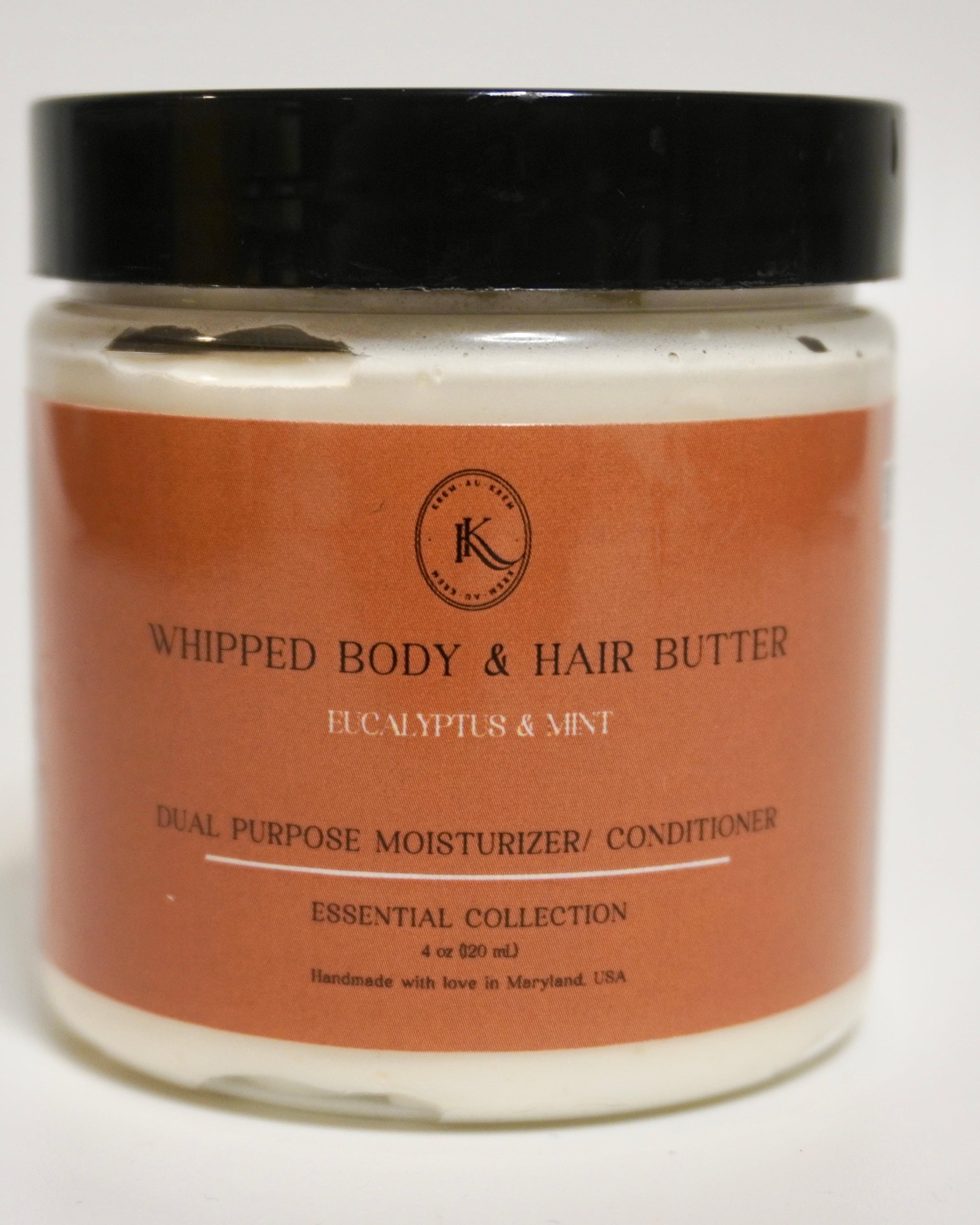 Handmade whipped body and hair butter
