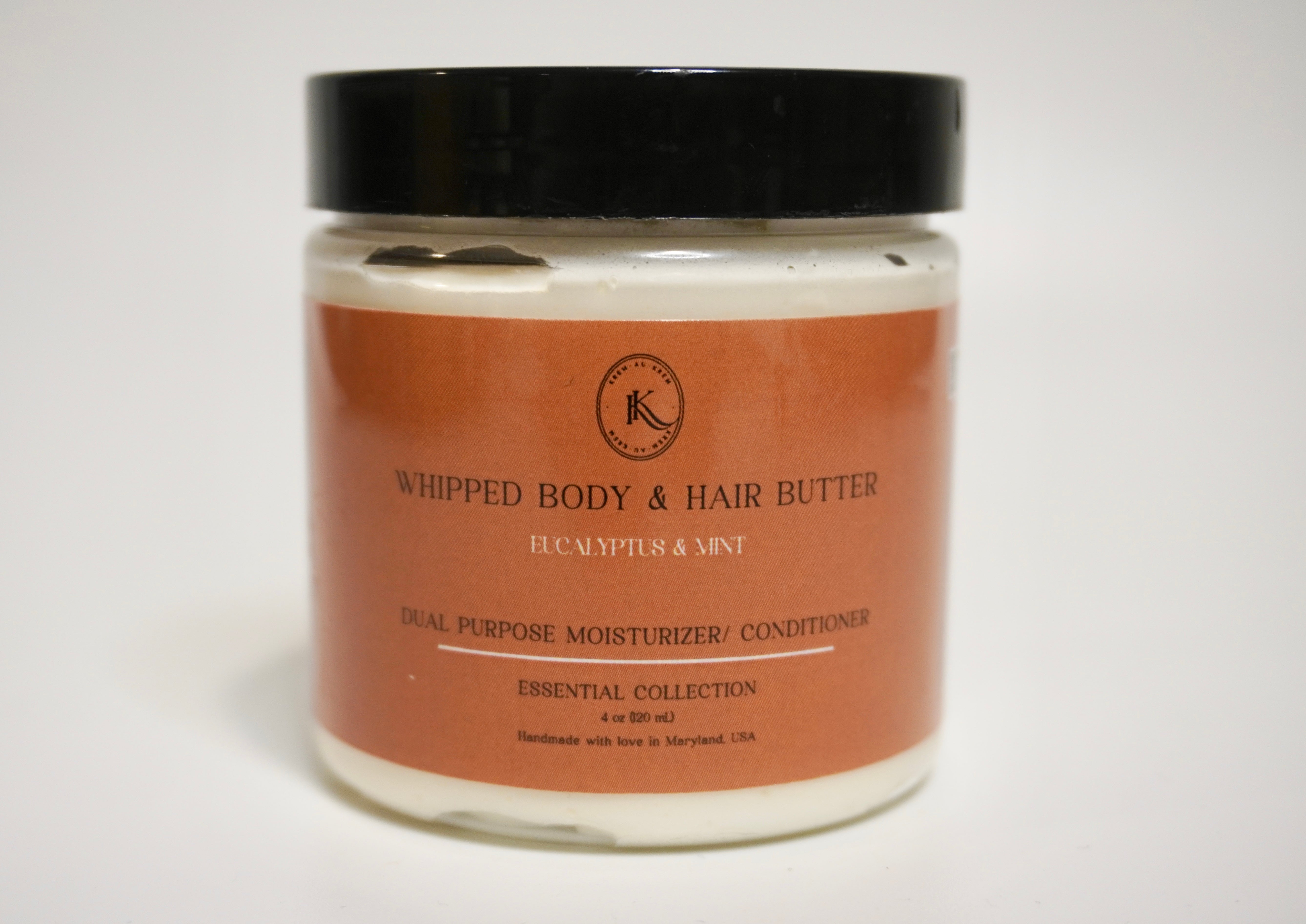 Handmade whipped body and hair butter