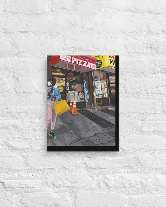 A Rose In Harlem - Canvas image 2