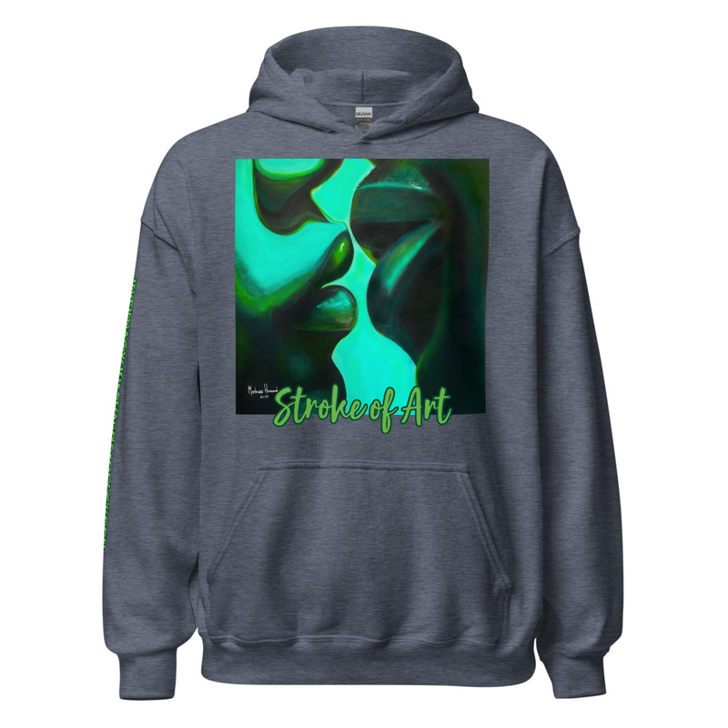 Intimacy in Shades of Green - Unisex Hoodie image 25