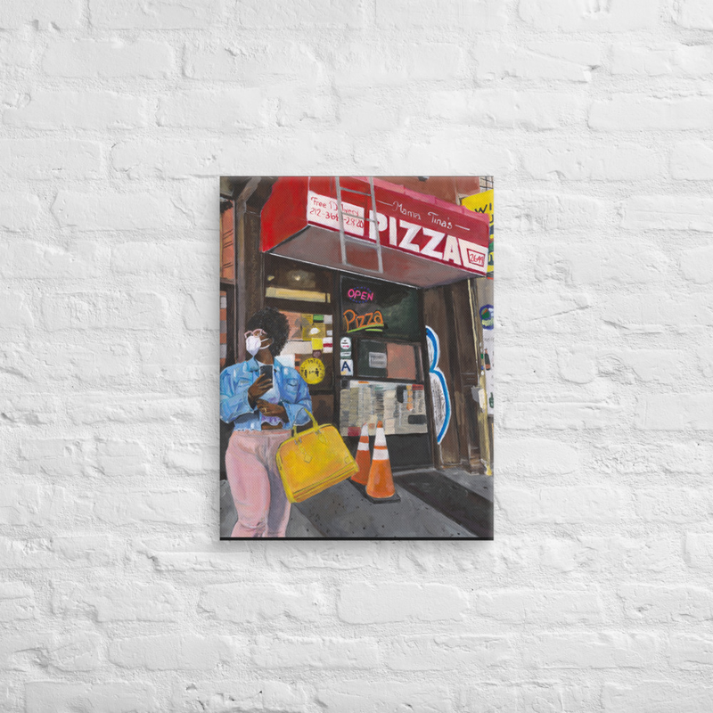 A Rose In Harlem - Canvas - 18″×24″ image