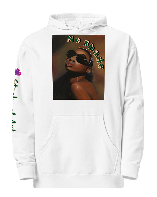 No Shade - Unisex Hoodie - White, S image