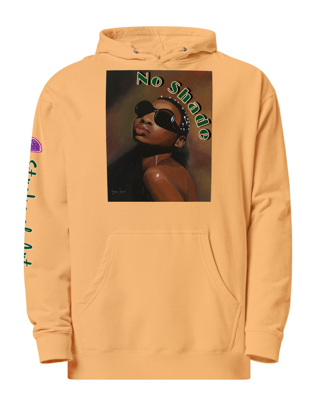 No Shade - Unisex Hoodie - Peach, L image