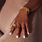 Ora Ana Danielle ring styled on the hand