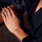 Ora Ana Donna Ring styled on the hand