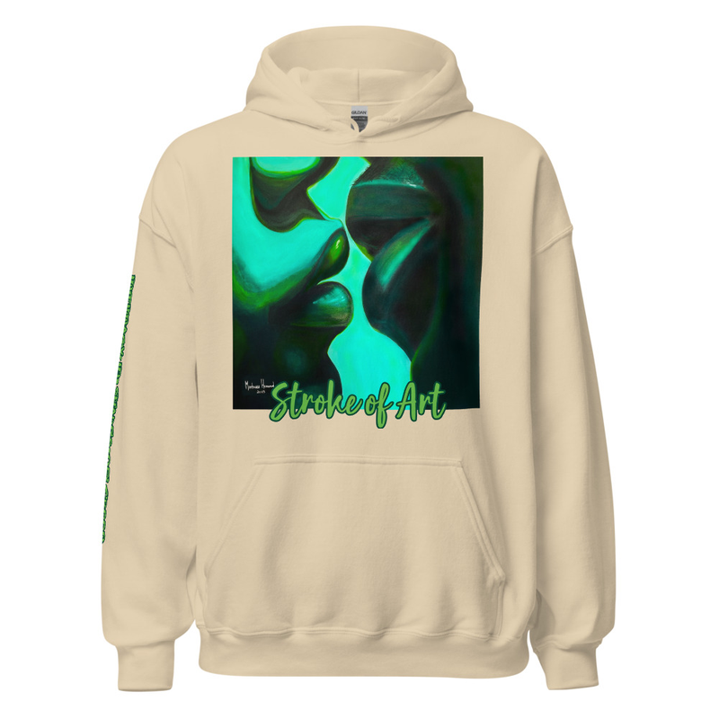 Intimacy in Shades of Green - Unisex Hoodie image 58
