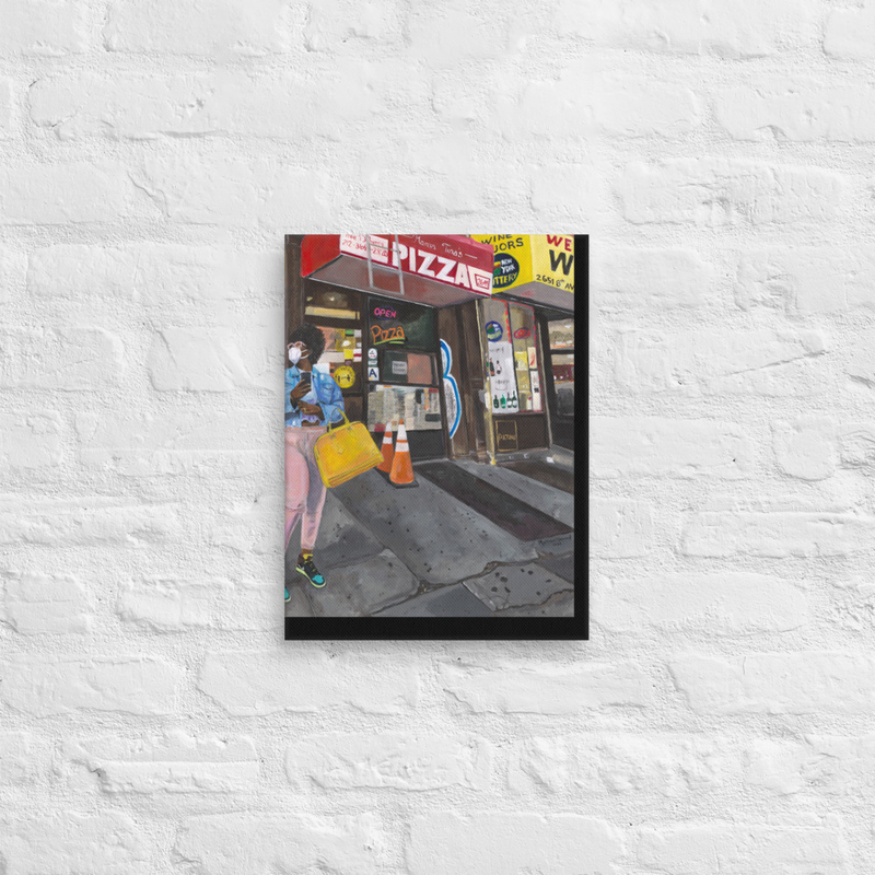 A Rose In Harlem - Canvas - 12″×16″ image