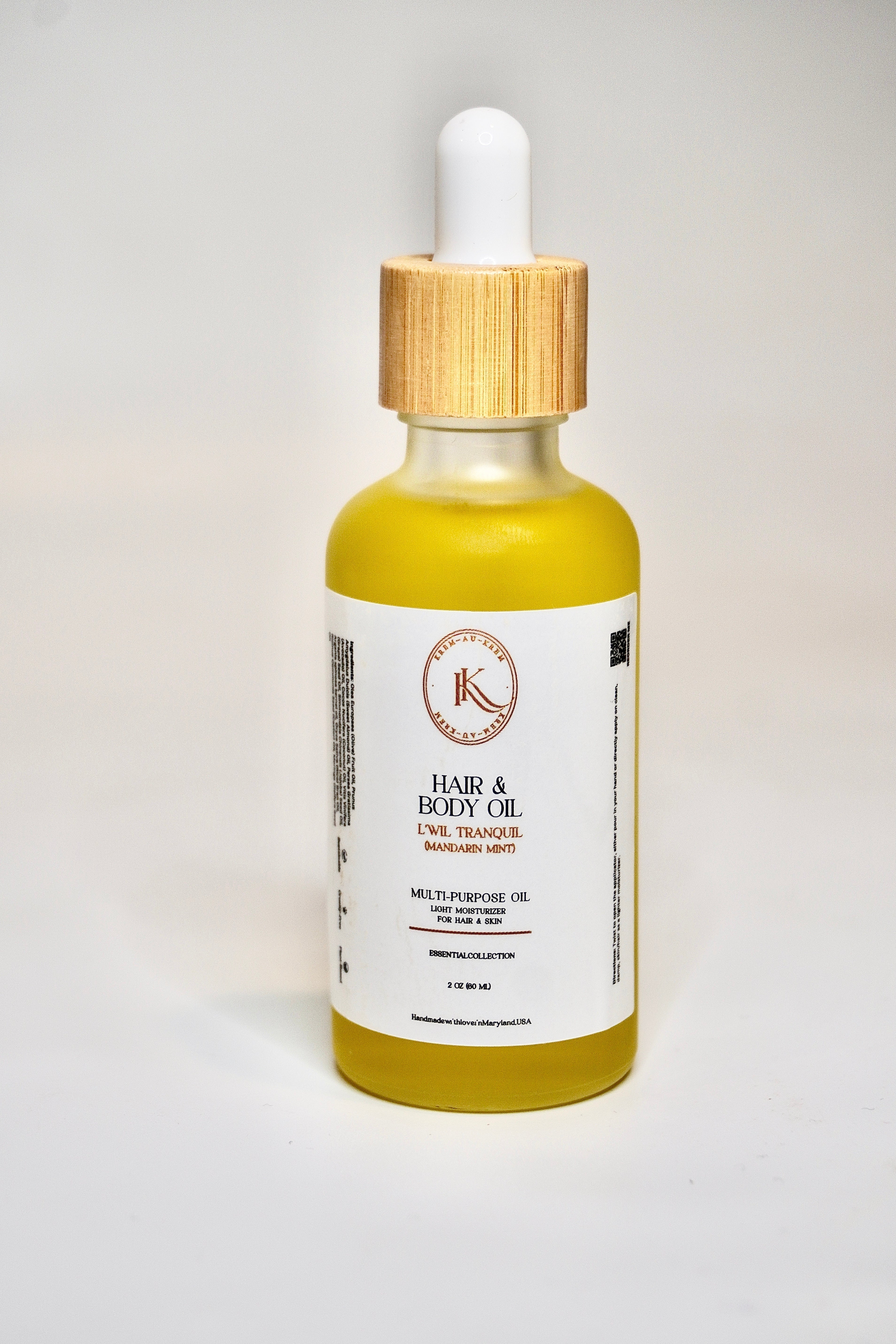 hair body oil - 2 oz