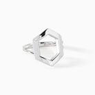 Danielle Burnish Stone Ring in gold vermeil from Ora Ana