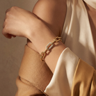 Ora Ana Daphne Link Bracelet styled on the arm