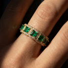 Crystalline Ring by Ora Ana worn on the finger