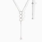 Stella Lariat Necklace in sterling silver from Ora Ana