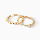 Ora Ana Claire Hoop Earrings shown at an angle, medium size