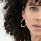 Ora Ana Claire Hoops styled with sunglasses