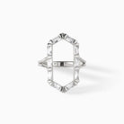 James Ring in sterling silver with white CZ from Ora Ana